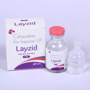 LAYZID=Ceftazidime 1 gm  Injection) 1;s (anti-biotic)