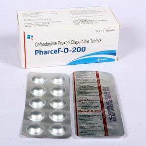 PHARCEF-O-200 Cefpodoxime 200mg (Tablets) 10x10 Alu-Alu (ANTI-BIOTIC)